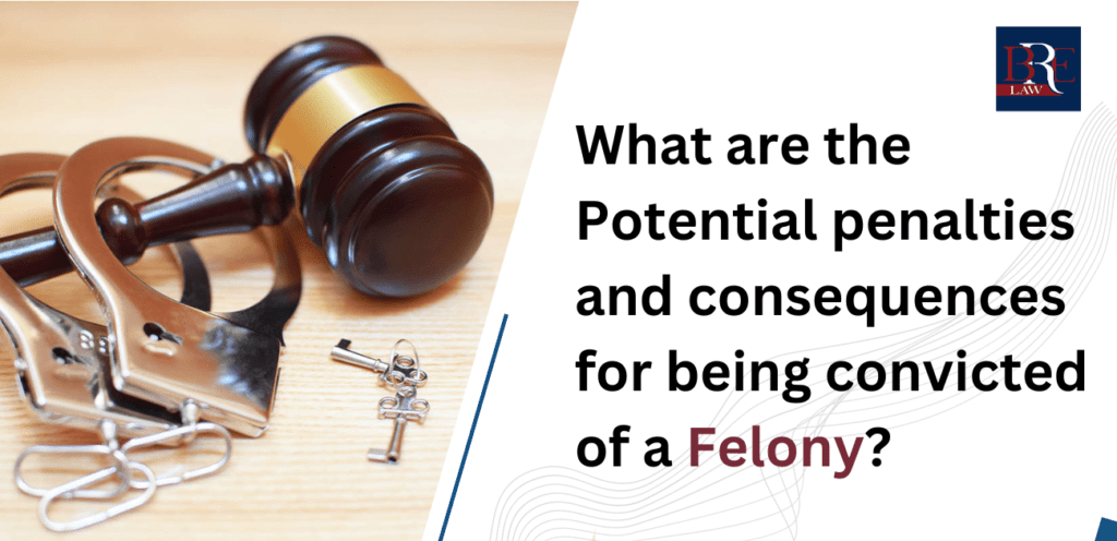 What are the potential penalties and consequences for being convicted of a felony?